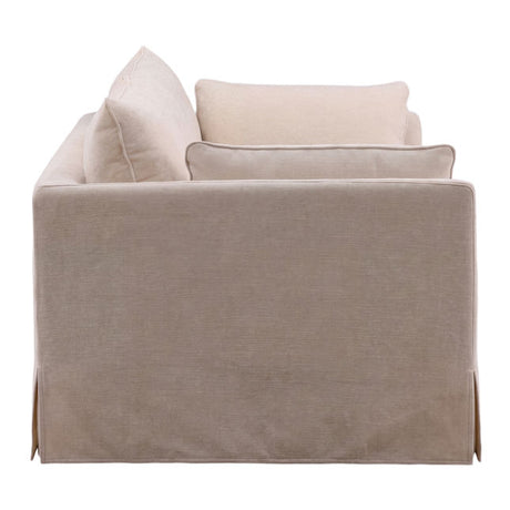 Amarae Cream Sofa by Dovetail at Eve Furniture