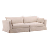 Amarae Cream Sofa by Dovetail at Eve Furniture