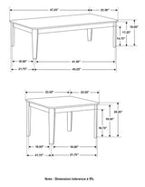 Amaro Dark Brown 3-Piece Occasional Set by Coaster at Eve Furniture
