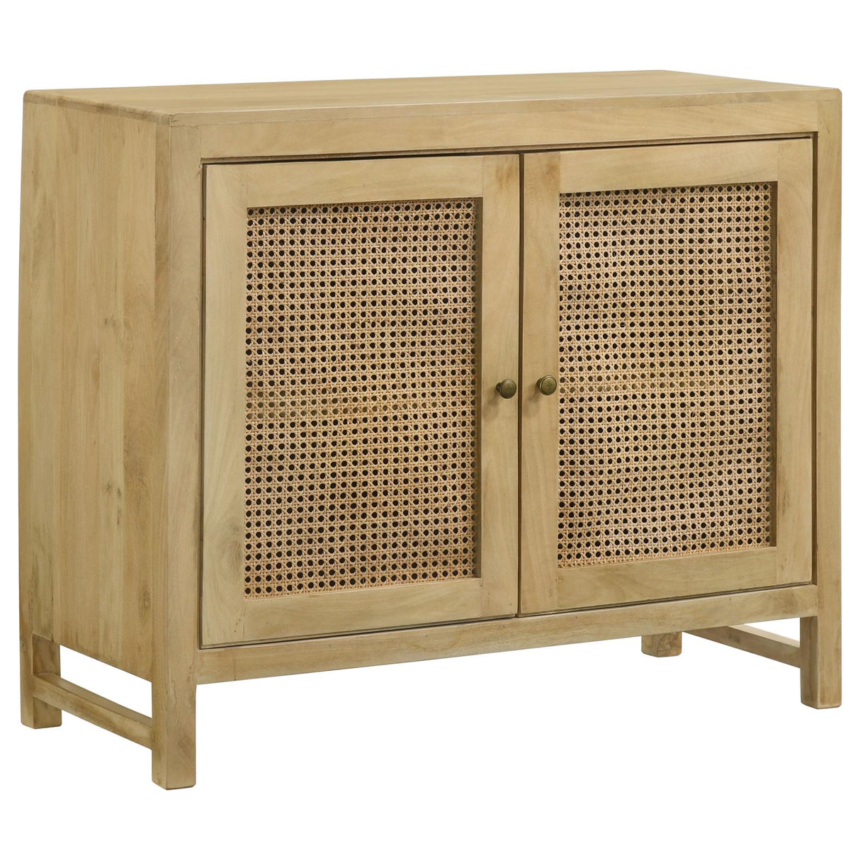 Amaryllis Natural Rectangular 2-Door Accent Cabinet