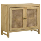 Amaryllis Natural Rectangular 2-Door Accent Cabinet