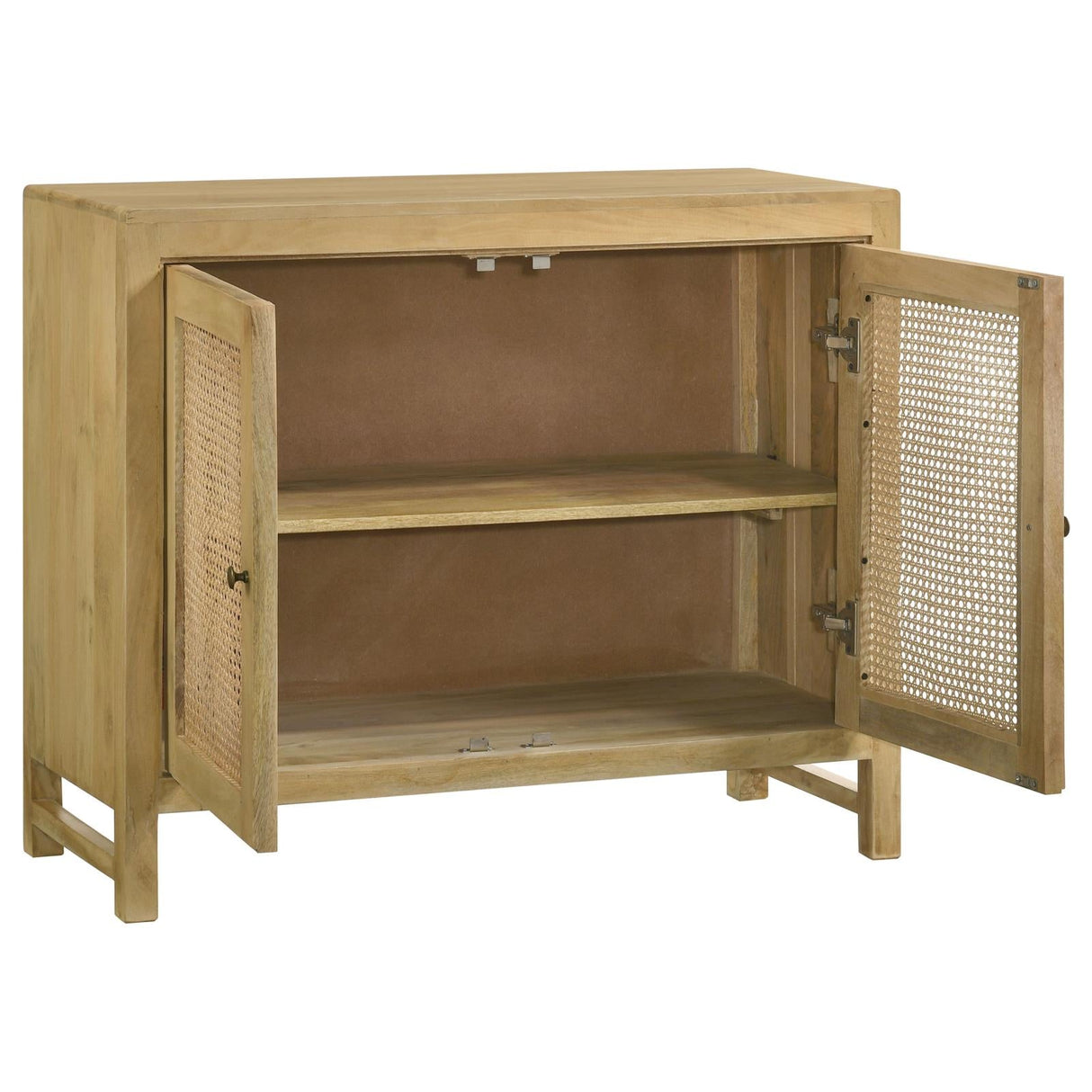 Amaryllis Natural Rectangular 2-Door Accent Cabinet