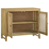 Amaryllis Natural Rectangular 2-Door Accent Cabinet