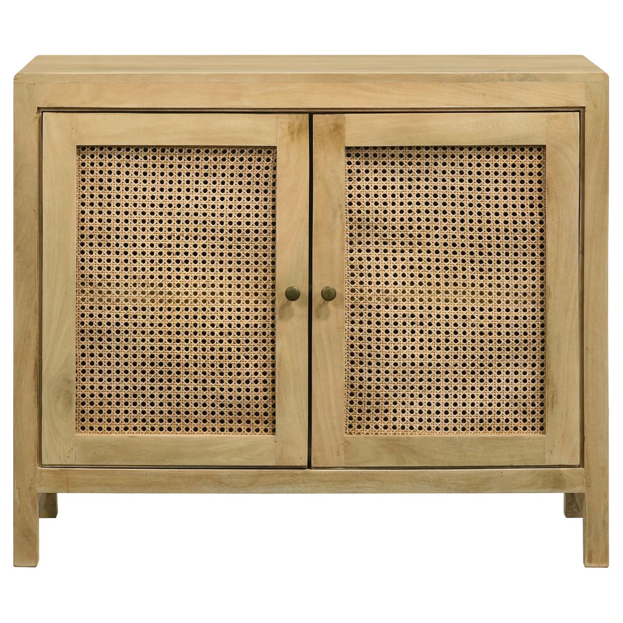 Amaryllis Natural Rectangular 2-Door Accent Cabinet