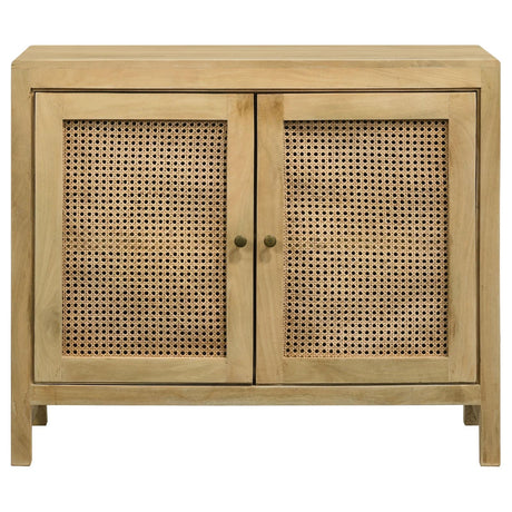 Amaryllis Natural Rectangular 2-Door Accent Cabinet