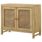 Amaryllis Natural Rectangular 2-Door Accent Cabinet