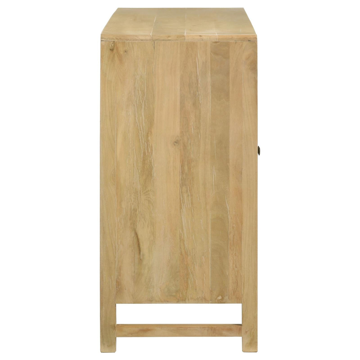 Amaryllis Natural Rectangular 3-Door Accent Cabinet