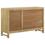 Amaryllis Natural Rectangular 3-Door Accent Cabinet