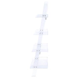 Amaturo Clear 4-Shelf Ladder Bookcase