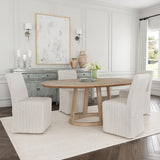 Amaya Beige Upholstered Dining Chair (Set of 2) by Classic Home at Eve Furniture