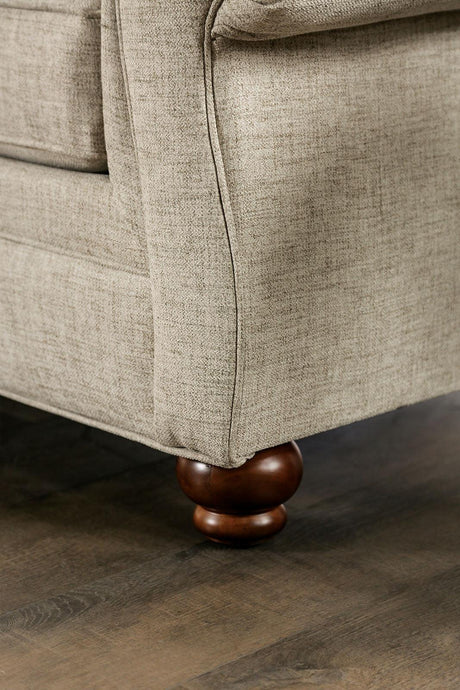 Amaya Cream Loveseat by Furniture of America at Eve Furniture