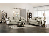 Amaya Cream Sofa & Loveseat by Furniture of America at Eve Furniture
