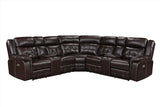 Amazon Brown Power Reclining Sectional