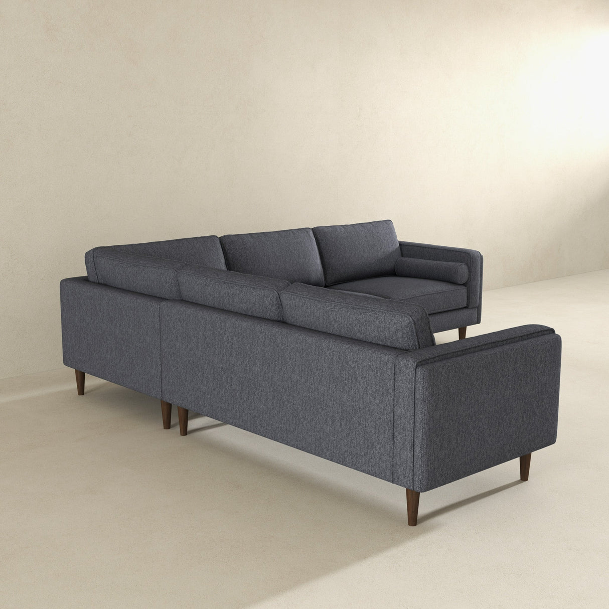 Amber Grey Fabric Sectional Corner Sofa by Ashcroft Imports at Eve Furniture