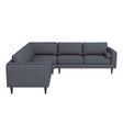 Amber Grey Fabric Sectional Corner Sofa by Ashcroft Imports at Eve Furniture