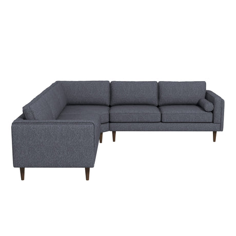 Amber Grey Fabric Sectional Corner Sofa by Ashcroft Imports at Eve Furniture
