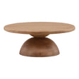 Amberlyn Light Natural Coffee Table by Dovetail at Eve Furniture