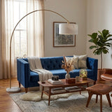 Ambient Arch Gold Brass Floor Lamp by Ashcroft Imports at Eve Furniture