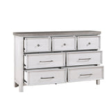 Ambrose Antique White/Gray Dresser by Homelegance at Eve Furniture
