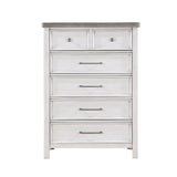 Ambrose Antique White/Gray Storage Platform Bedroom Set by Homelegance at Eve Furniture