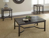 Ambrose 3-Piece Set (Cocktail & 2 End Tables) by Steve Silver at Eve Furniture