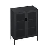 Amelia 31.5" Accent Cabinet in Black by Manhattan Comfort at Eve Furniture