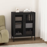 Amelia 31.5" Accent Cabinet in Black by Manhattan Comfort at Eve Furniture