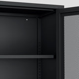 Amelia 31.5" Accent Cabinet in Black by Manhattan Comfort at Eve Furniture