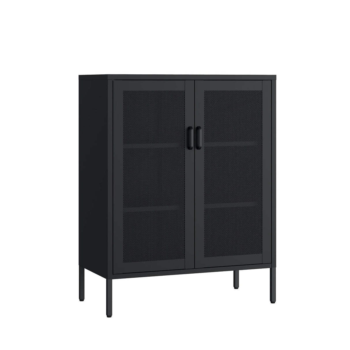 Amelia 31.5" Accent Cabinet in Black by Manhattan Comfort at Eve Furniture