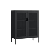 Amelia 31.5" Accent Cabinet in Black by Manhattan Comfort at Eve Furniture