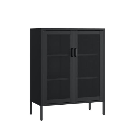 Amelia 31.5" Accent Cabinet in Black by Manhattan Comfort at Eve Furniture
