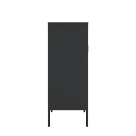 Amelia 31.5" Accent Cabinet in Black by Manhattan Comfort at Eve Furniture