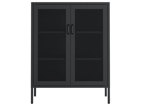 Amelia 31.5" Accent Cabinet in Black by Manhattan Comfort at Eve Furniture