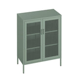 Amelia 31.5" Accent Cabinet in Green by Manhattan Comfort at Eve Furniture
