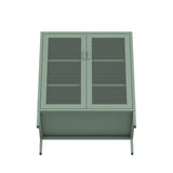 Amelia 31.5" Accent Cabinet in Green by Manhattan Comfort at Eve Furniture