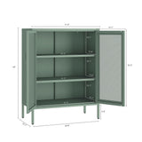 Amelia 31.5" Accent Cabinet in Green by Manhattan Comfort at Eve Furniture