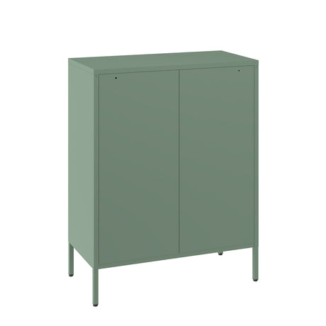 Amelia 31.5" Accent Cabinet in Green by Manhattan Comfort at Eve Furniture