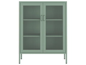 Amelia 31.5" Accent Cabinet in Green by Manhattan Comfort at Eve Furniture