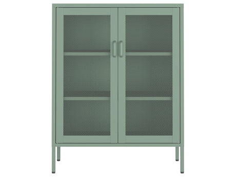 Amelia 31.5" Accent Cabinet in Green by Manhattan Comfort at Eve Furniture