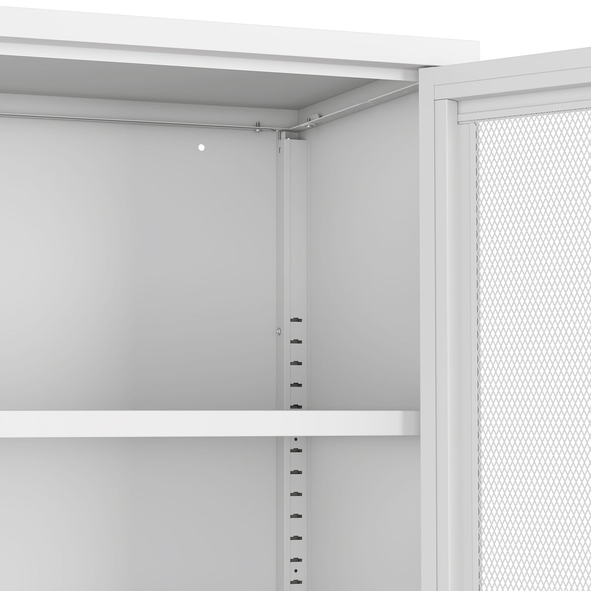 Amelia 31.5" Accent Cabinet in White by Manhattan Comfort at Eve Furniture