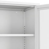 Amelia 31.5" Accent Cabinet in White by Manhattan Comfort at Eve Furniture