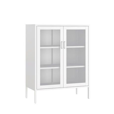 Amelia 31.5" Accent Cabinet in White by Manhattan Comfort at Eve Furniture