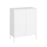 Amelia 31.5" Accent Cabinet in White by Manhattan Comfort at Eve Furniture