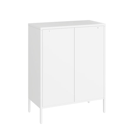 Amelia 31.5" Accent Cabinet in White by Manhattan Comfort at Eve Furniture