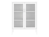 Amelia 31.5" Accent Cabinet in White by Manhattan Comfort at Eve Furniture