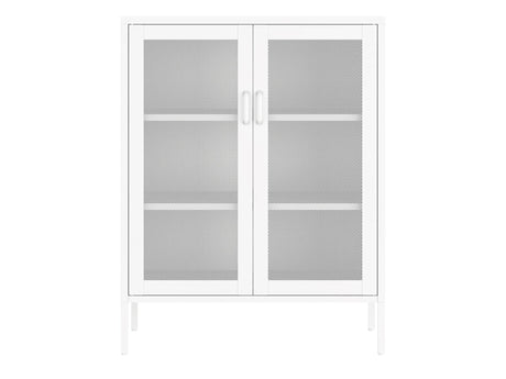 Amelia 31.5" Accent Cabinet in White by Manhattan Comfort at Eve Furniture