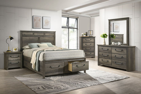 Amelia Brown Platform Bedroom Set by New Era Innovations at Eve Furniture