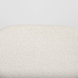 Amelia Cream Boucle W/Black Metal Upholstered Accent Chair by Mercana at Eve Furniture