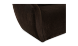 Amelia Left Arm Facing Chair - Espresso by Moe's Home at Eve Furniture