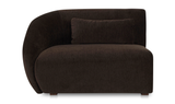 Amelia Left Arm Facing Chair - Espresso by Moe's Home at Eve Furniture